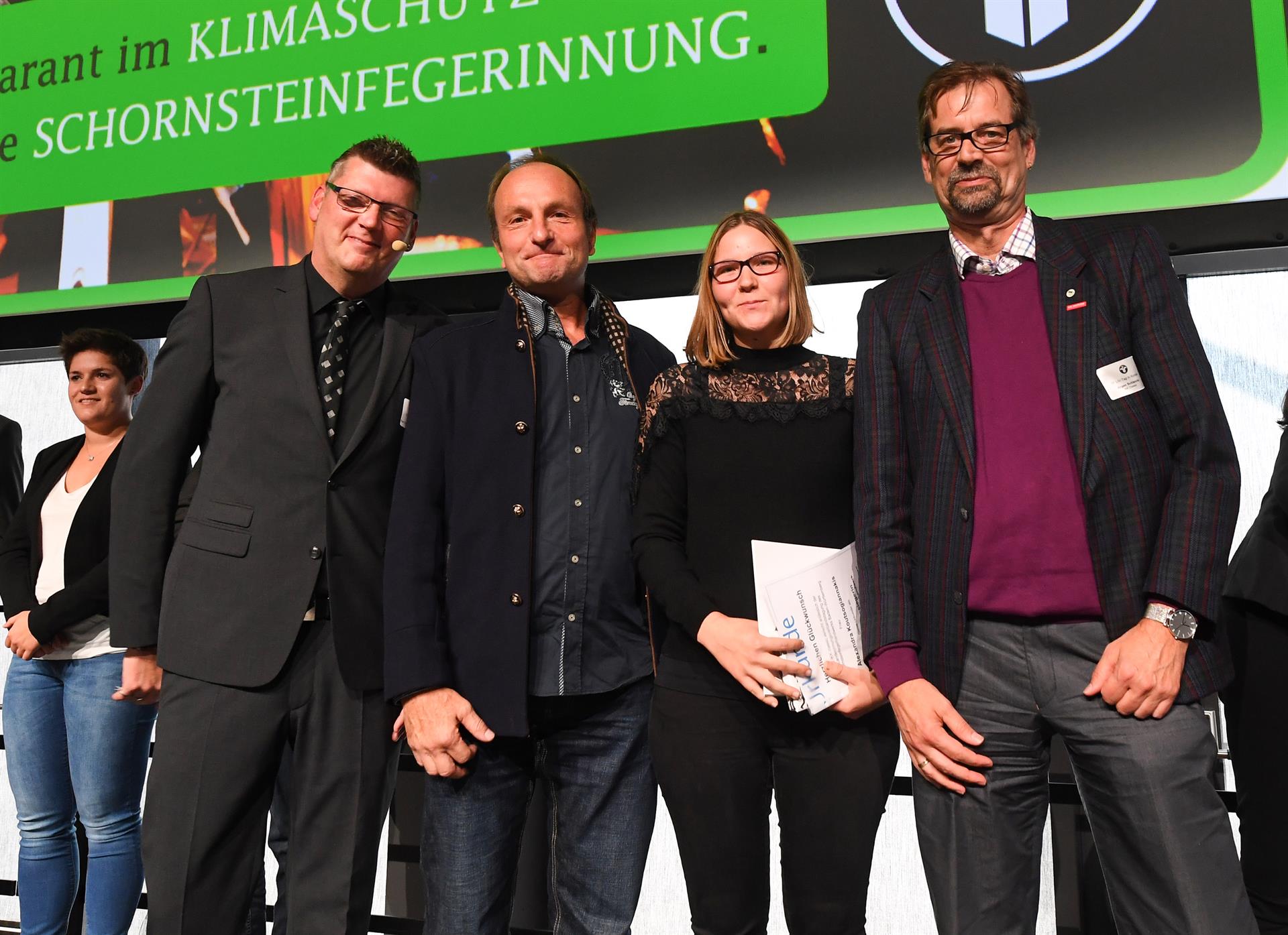 Bernd Walter, Gunter Hosemann, Alexandra Koutsogiannikis und Jürgen Schleicher